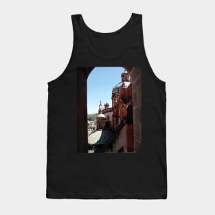 taxco temple and architectural panoramic view ecopop photograph Tank Top